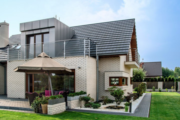 Современный фасад из кирпича Oslo